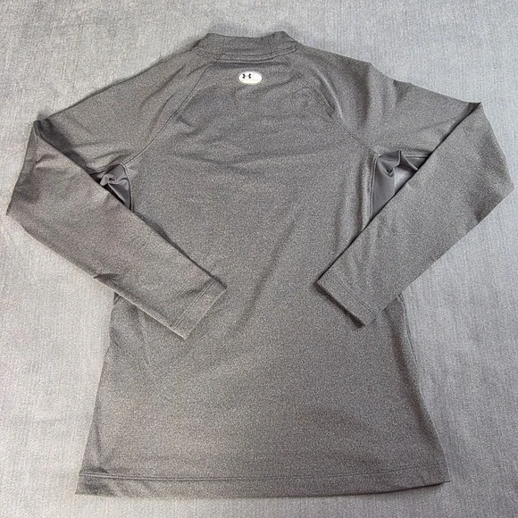 NWT Under Armour ColdGear Fitted Mock Base Layer Women's Large Charcoal Shirt - Picture 5 of 15